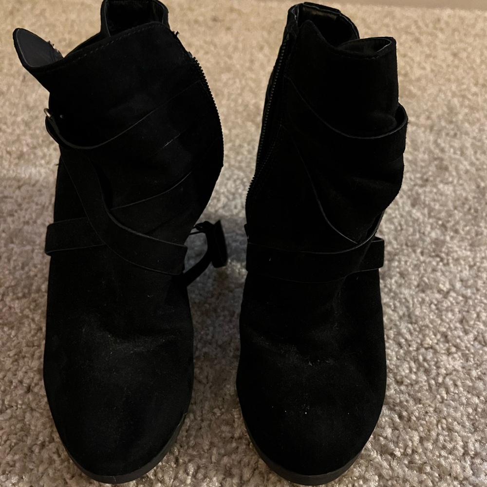 Black booties